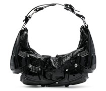 Schultertasche mit Finish