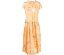 Kleid mit abstraktem Print