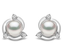 18kt 'Trend' Goldohrringe mit Diamanten