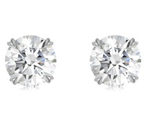 18kt Weißgoldohrringe mit Diamanten