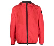 Kapuzenjacke mit Logo-Patch