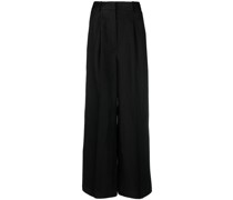High-Waist-Hose mit weitem Bein