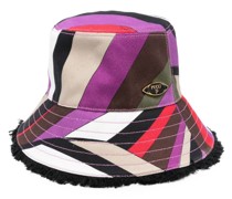 Iride-print bucket hat