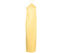 Rückenfreies Seidenkleid