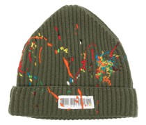 Beanie mit Barcode-Detail