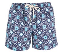 Badeshorts mit geometrischem Print
