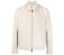 Wildlederjacke mit Reißverschluss