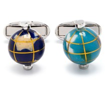 Manschettenknöpfe mit Globus