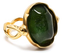 Ovaler Ring mit Cabochon