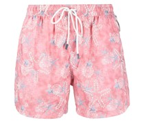 Badeshorts mit Auto-Print