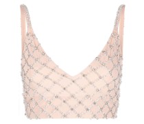 P.A.R.O.S.H. Cropped-Top mit Kristallen