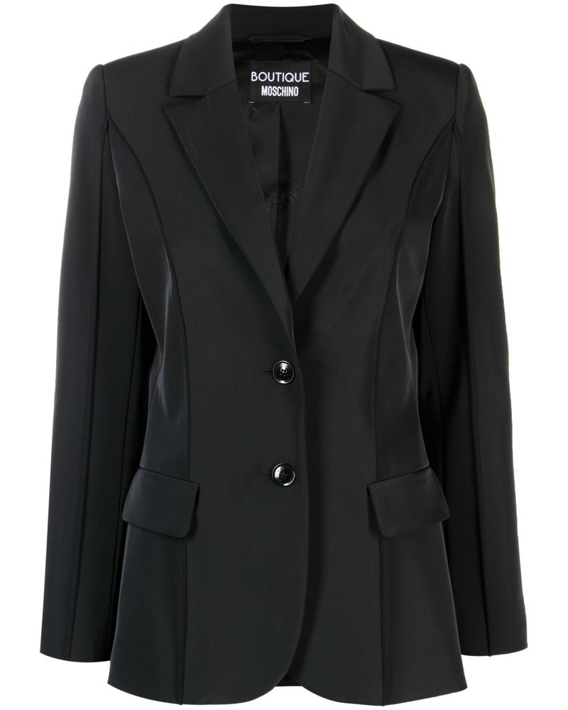 Moschino Damen Einreihiger Blazer