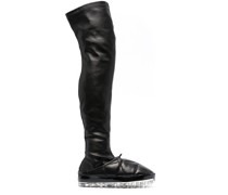 Gesteppte Overknee-Stiefel