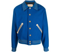 Bomberjacke mit Slogan-Print