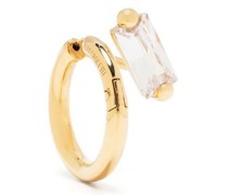 Clear Hybrid Hoop Ohrring