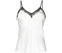 Camisole-Top mit Spitzenbesatz