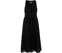 Midikleid mit Spitzenbesatz