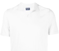 Poloshirt mit offenem Kragen