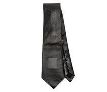 Krawatte aus gekörntem Leder