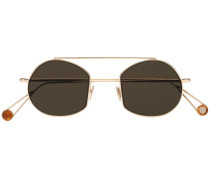 Sonnenbrille in Metallic-Optik
