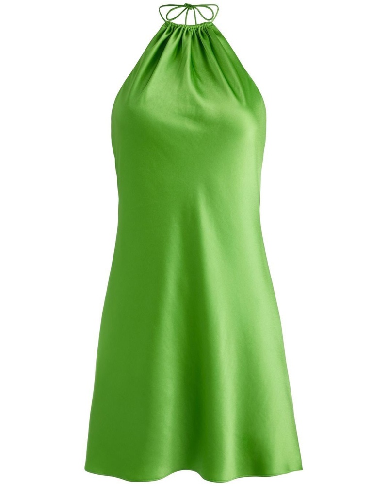 Alice + Olivia Damen Zumi Neckholder-Minikleid