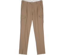 tapered-leg cargo trousers