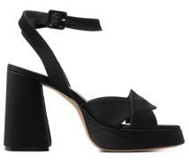 Sandalen aus Wildleder 100mm