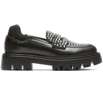 Loafer mit Kristallen