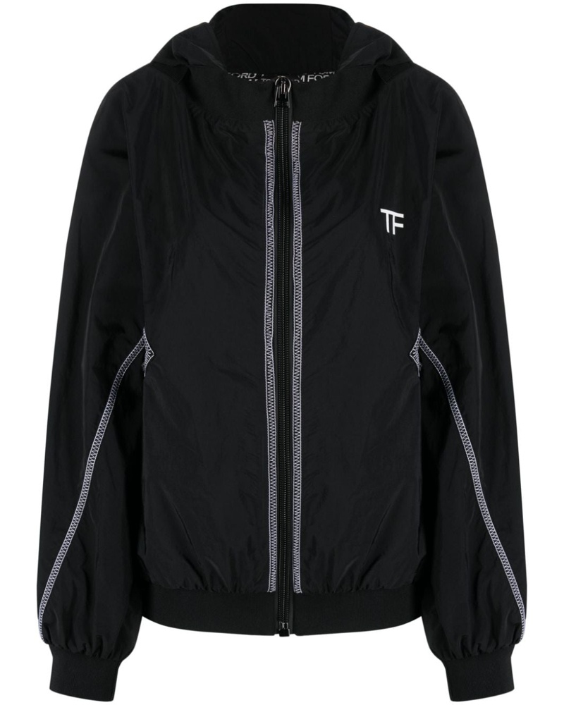 Tom Ford Damen Hoodie mit Logo-Print Tom Ford Damen Hoodie mit Logo-Print