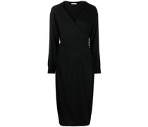 Midikleid mit Wickeldetail