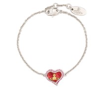Petrea heart-pendant bracelet