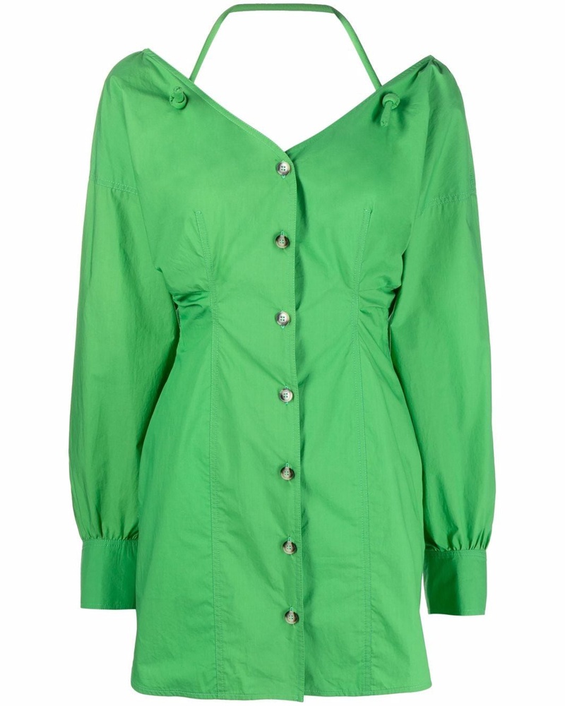 Nanushka Damen Kleid mit Knöpfen
