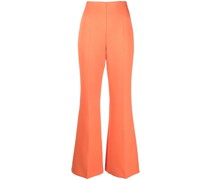 Ausgestellte High-Waist-Hose