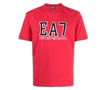 T-Shirt mit Logo-Stickerei