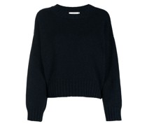 Kaschmirpullover mit Rundhalsausschnitt