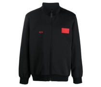 Jacke mit Logo-Stickerei