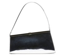 Schultertasche in Metallic-Optik