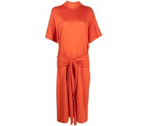 Midikleid mit Bindegürtel