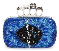 Clutch mit Swarovski-Kristallen