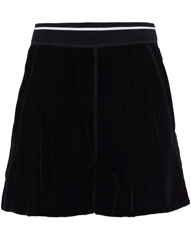 Miu Miu Damen Joggingshorts aus Samt