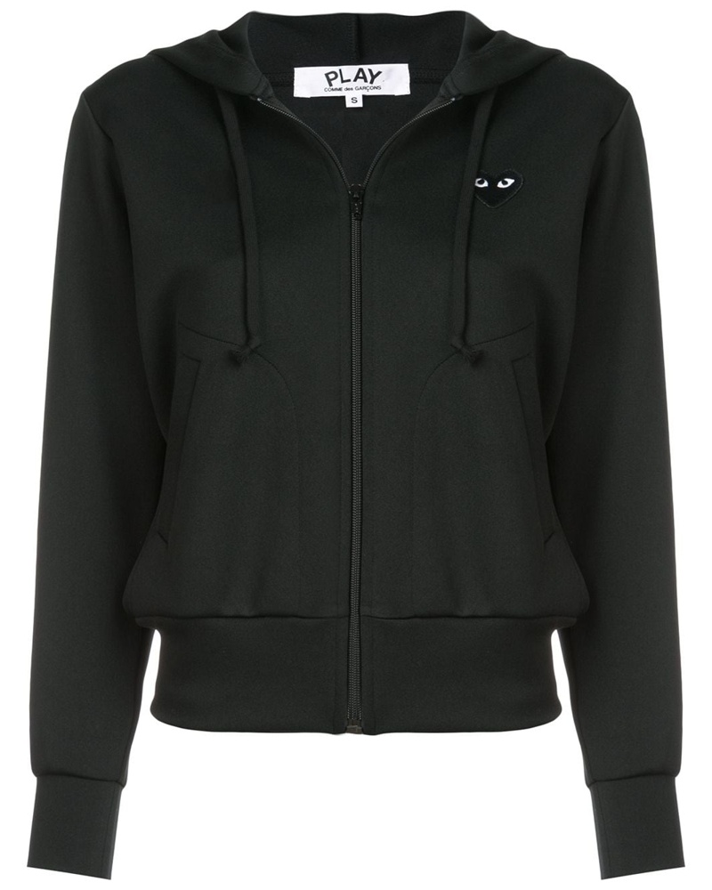 Comme des Garçons Damen Kapuzenjacke mit Herzmotiv