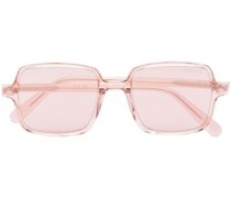 Sonnenbrille mit Logo-Print