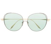 Runde Oversized-Sonnenbrille