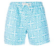 Badeshorts mit grafischem Print