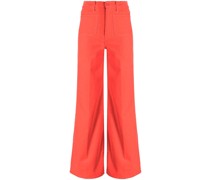 Ausgestellte Hose aus Cord