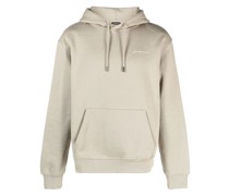 Hoodie mit Logo-Stickerei