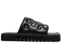 Sandalen mit eckiger Spitze