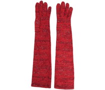 Gestreifte Handschuhe