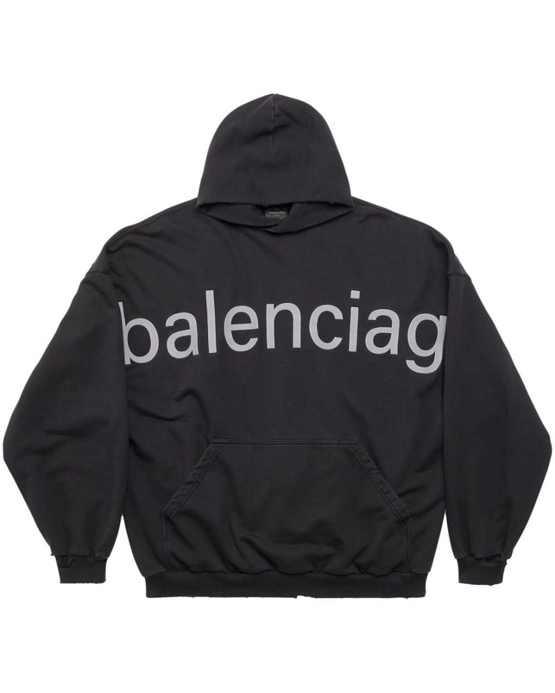 Balenciaga Damen Hoodie mit Logo-Print EV7345 Balenciaga Damen Hoodie mit Logo-Print EV7345