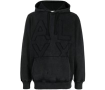 Hoodie mit Logo-Stickerei